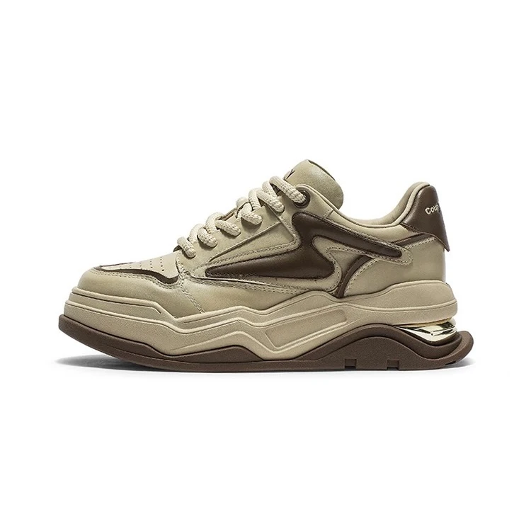 【聚新汇】865-06简约时尚休闲风格设计师经典百搭纯色板鞋WJ