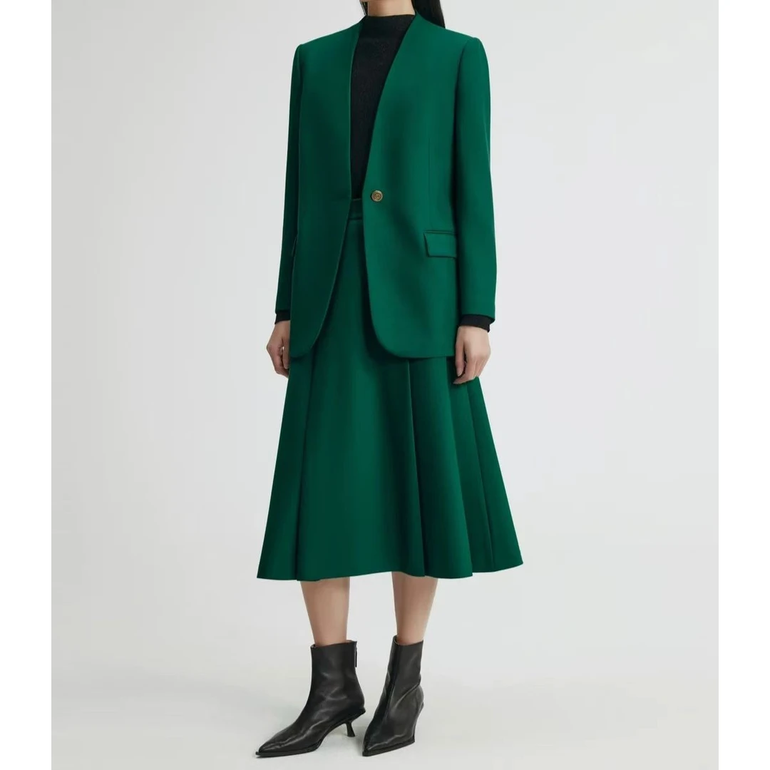 【151】【孤品】时尚气质百搭西装设计师轻奢（无需备注）休闲拼接