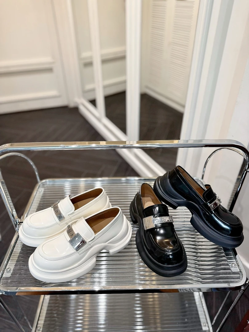 【聚新汇】8315-9厚底真皮百搭气质休闲通勤韩系乐福鞋乐福鞋1WJ