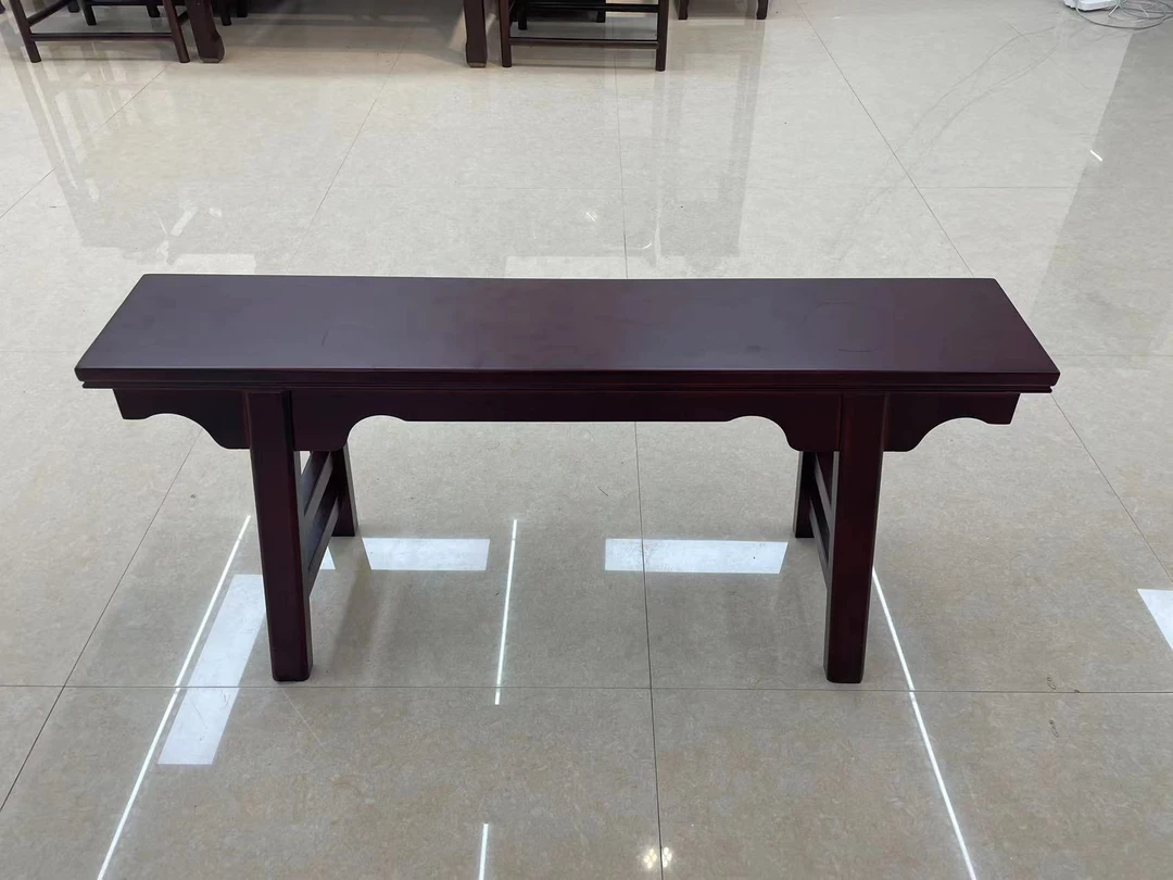 新中式新古典四方桌雕花家用正方形简易两用两用全实木加粗多用桌