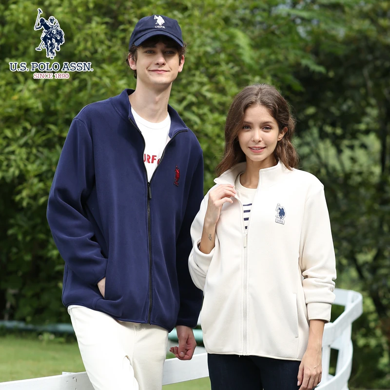 U.S. POLO ASSN.【交个朋友】男女立领保暖休闲长袖外套US23JK313