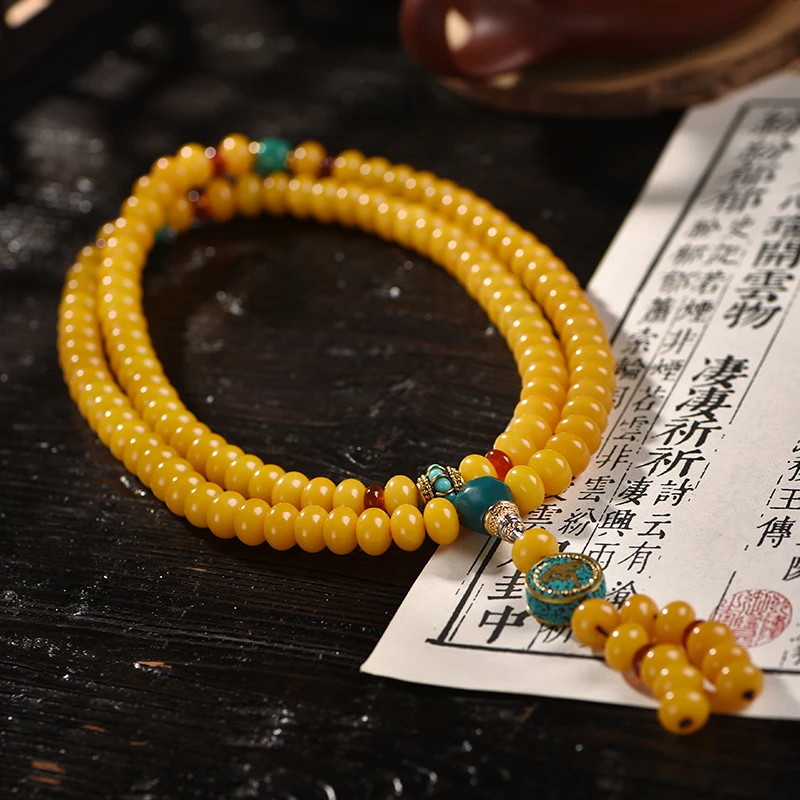 【沐禧】原生态菩提根8/11mm品质高货108颗百搭收藏款招米米手串