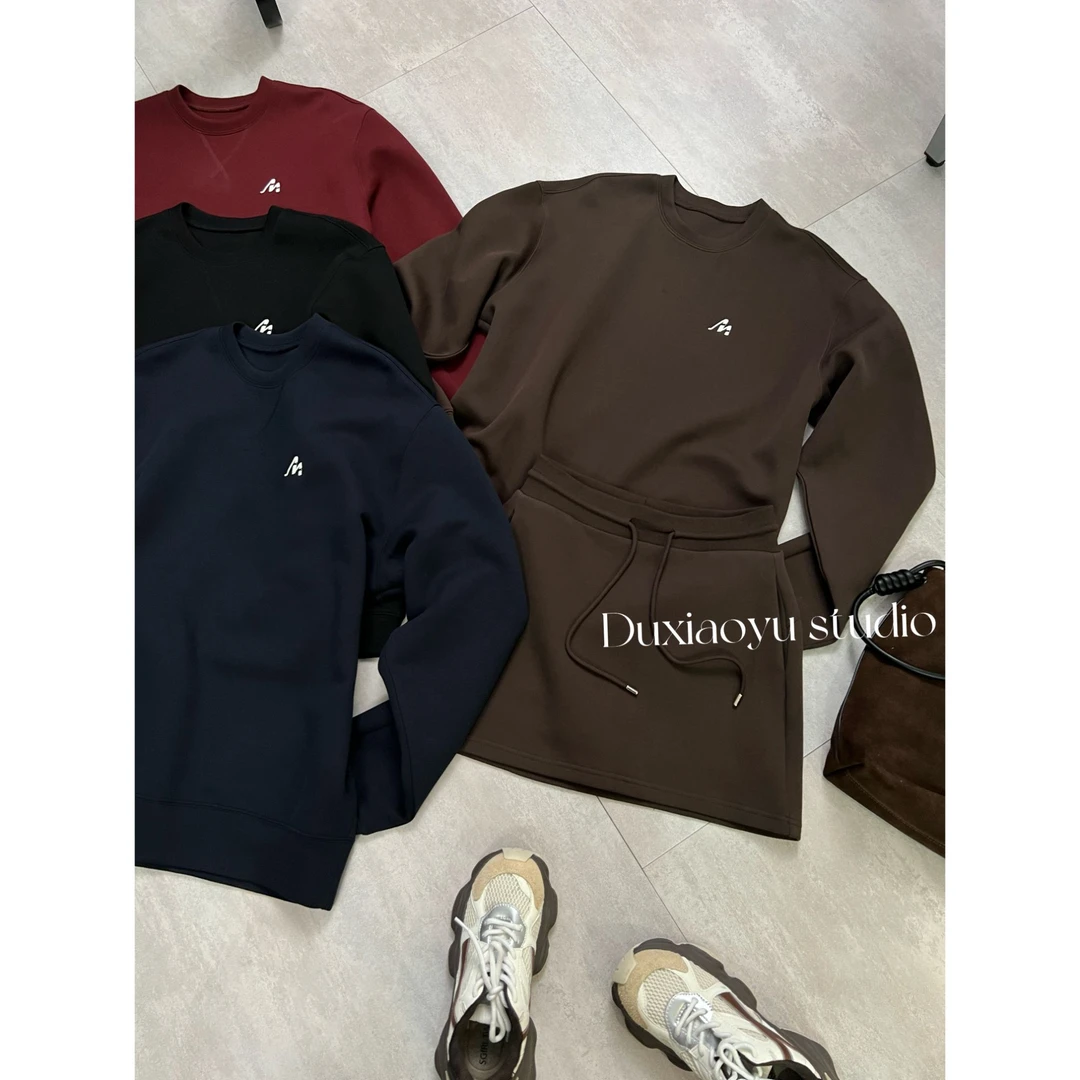 晓宇女装【卫衣裙套装】2024秋款 洋气时尚减龄显瘦卫衣裙套装