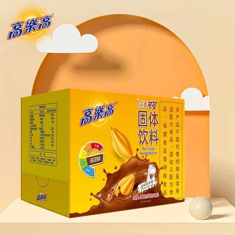 高乐高可可粉热巧克力粉固体饮料怀旧营养经典早餐冲饮360g