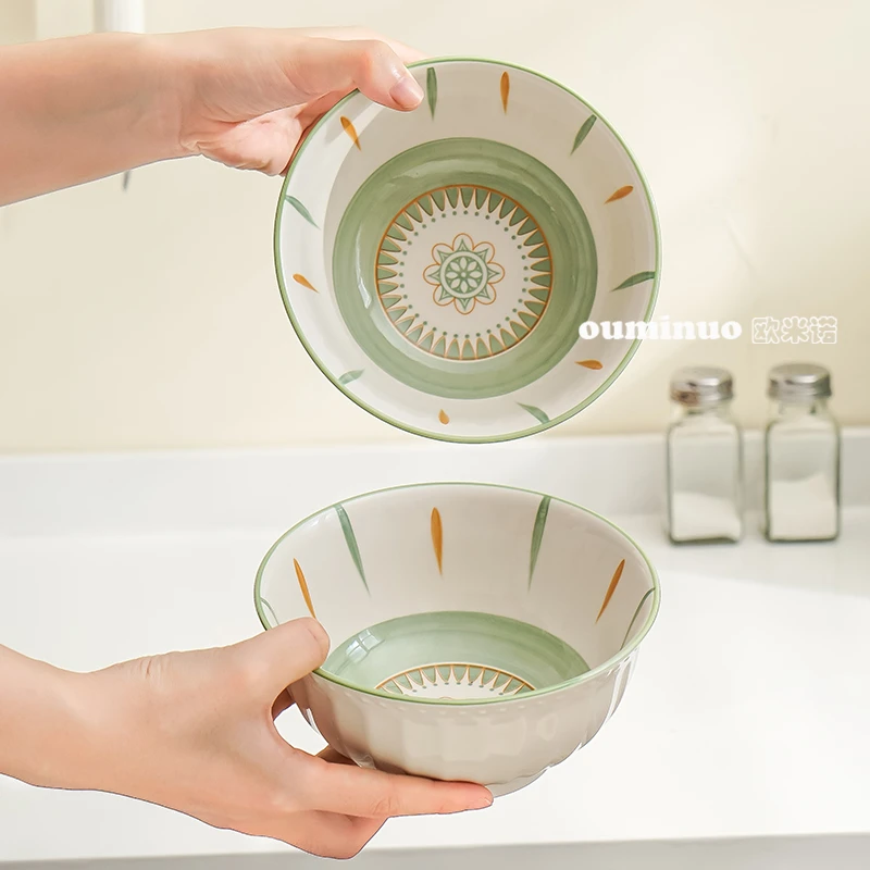 【维多利亚】6英寸面辅食甜品家用大号碗陶瓷高颜值ins防烫米饭碗