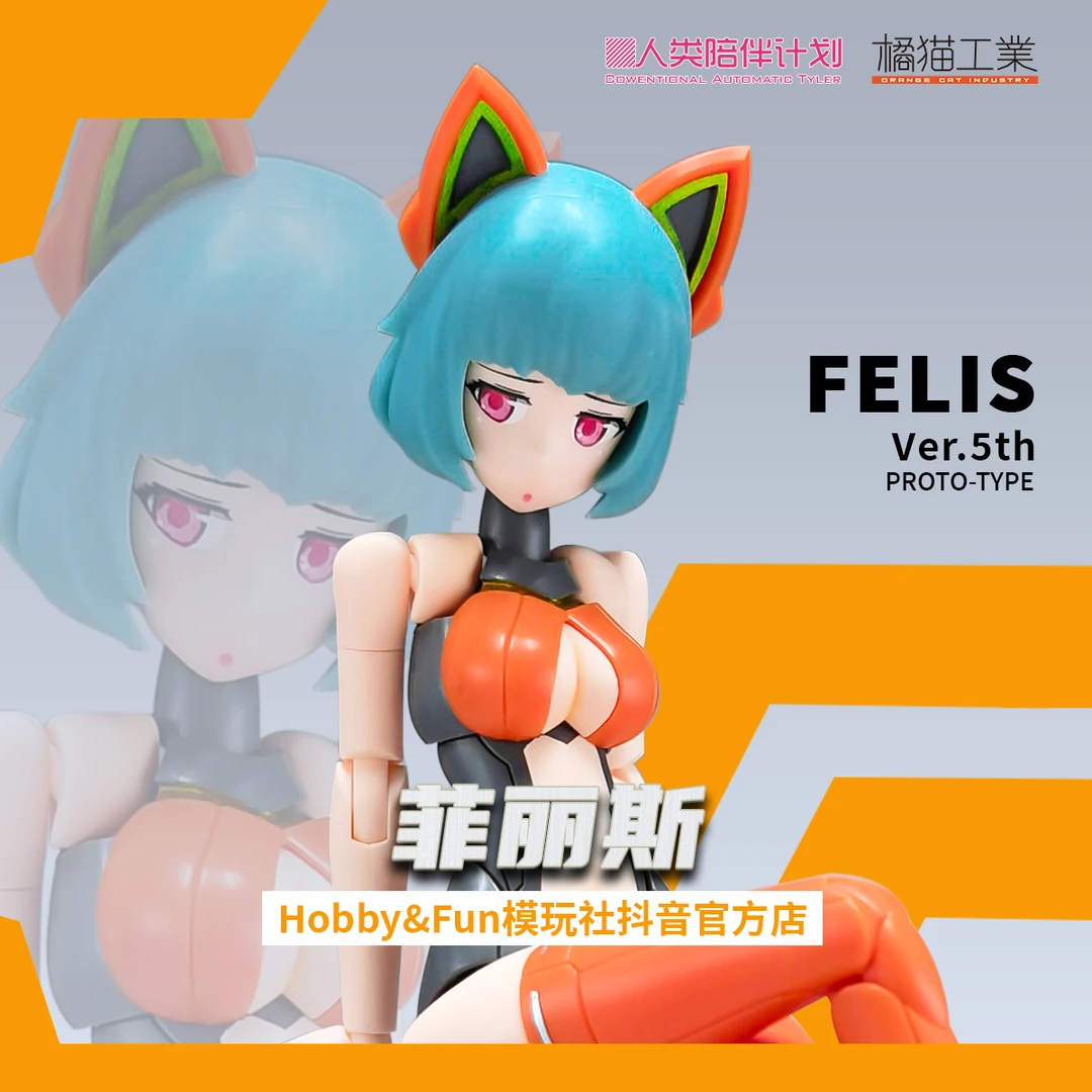 【纪念商品】橘猫工业 正版 菲丽斯.5TH 拼装模型