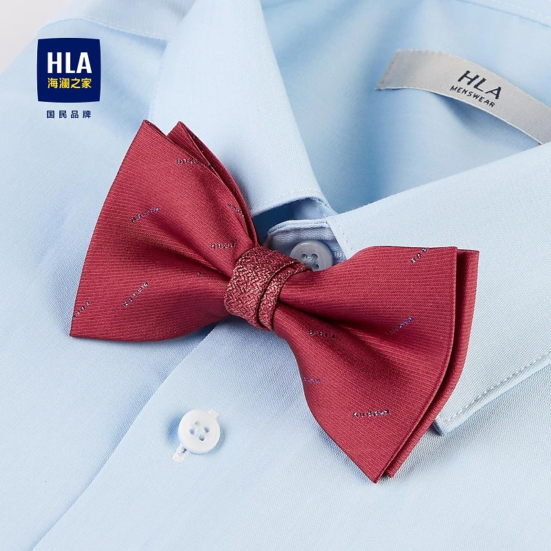 【婚庆风格】HLA海澜之家23新品时尚大方男领结HZLBD3Y011A