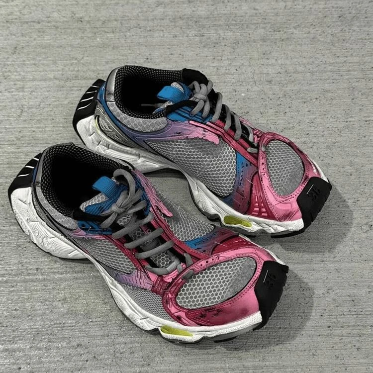 订书机14代老爹鞋 11XL运动网面舒适透气情侣男女厚底增高stapler