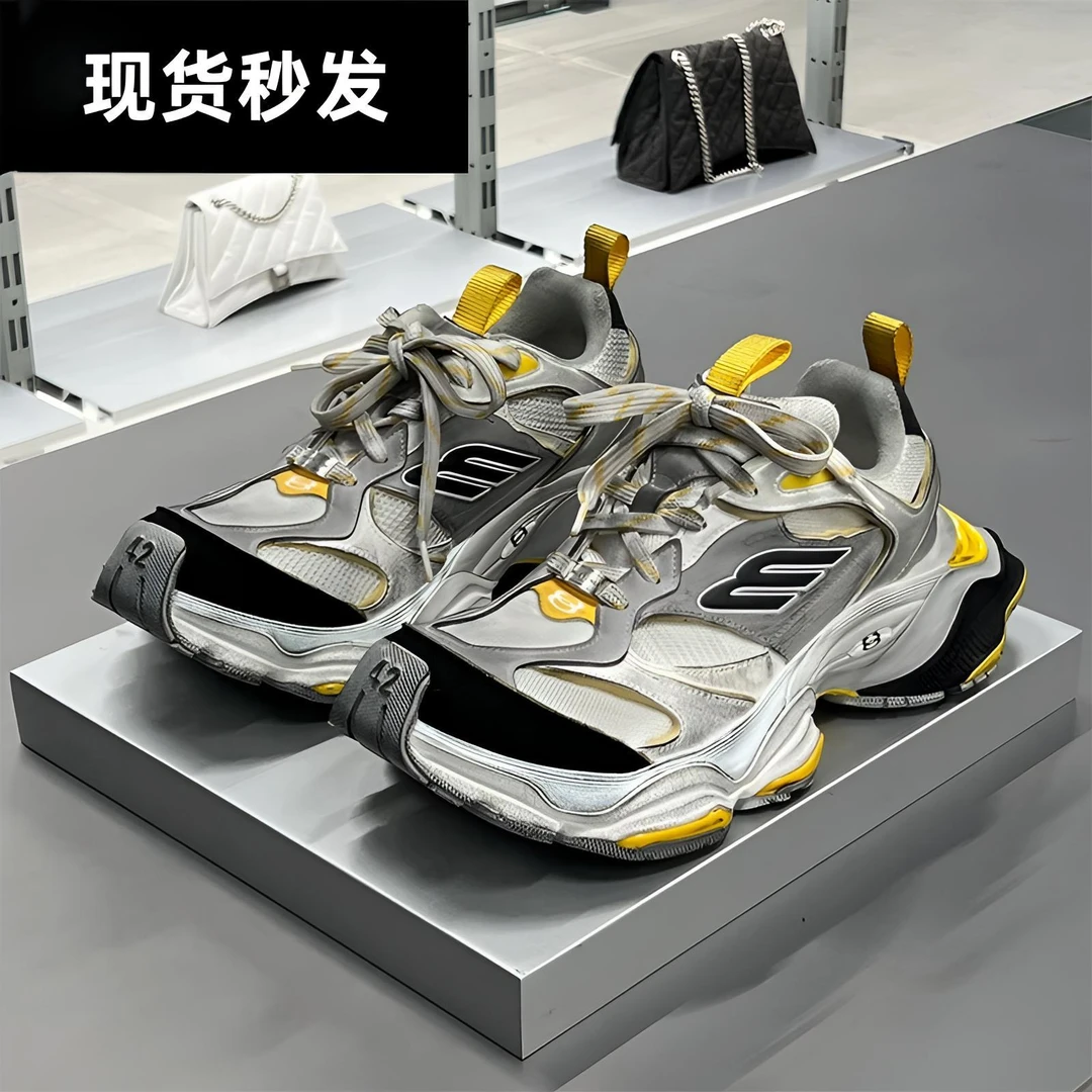 刘昊然同款2024夏季走秀款老爹鞋时尚透气休闲鞋男女款运动鞋潮鞋