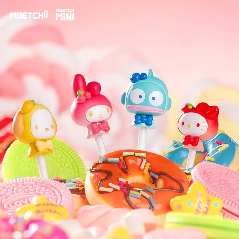 【拆盒】三丽鸥棒棒糖盲盒萌趣豆丑鱼盲袋HelloKitty摆件库洛米手办