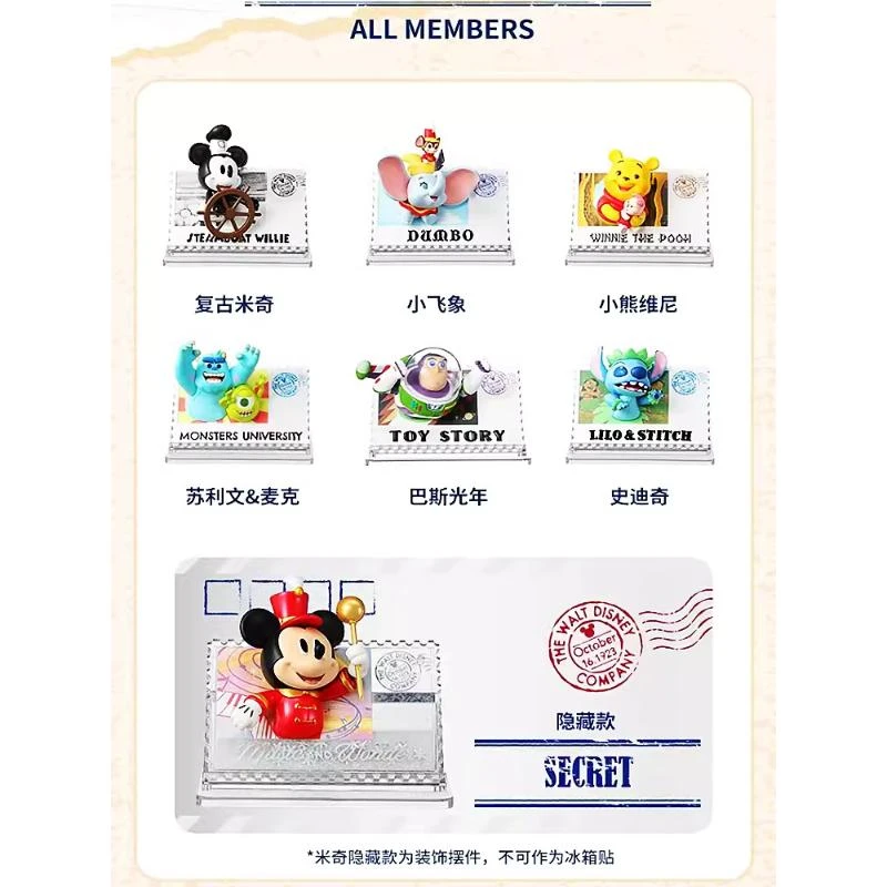 【拆盒】复古邮票系列盲盒潮玩可爱