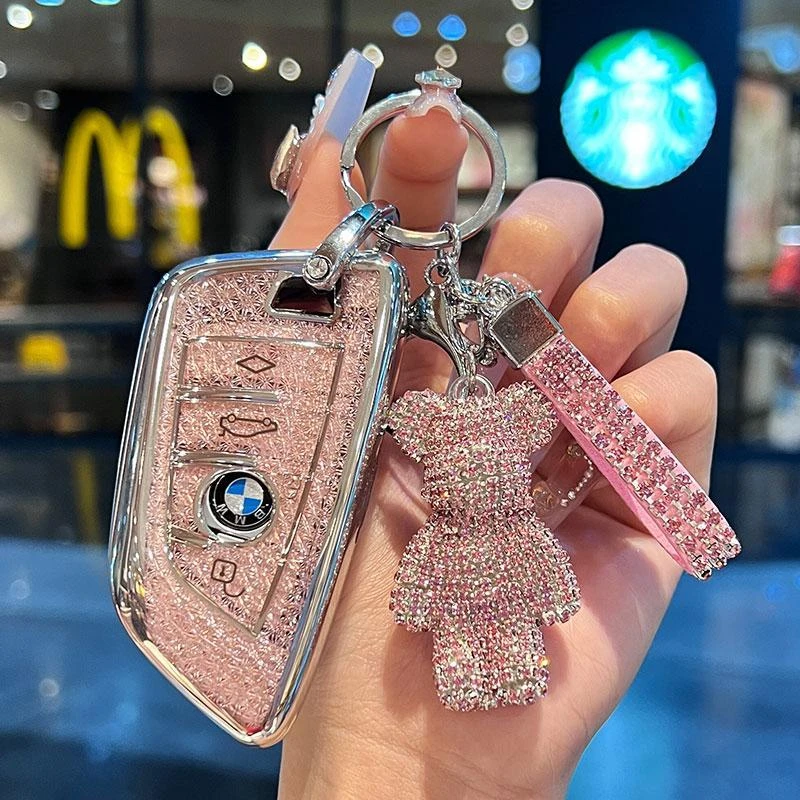 适用于宝马钥匙套1系2系3系5系6系7系x1x3x5壳包扣530 325li女4款