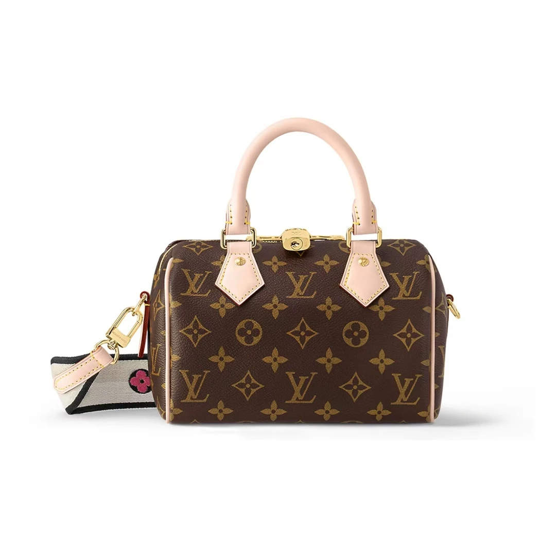 全新未使用 LouisVuitton/路易威登 原盒 speedy20米色/棕色