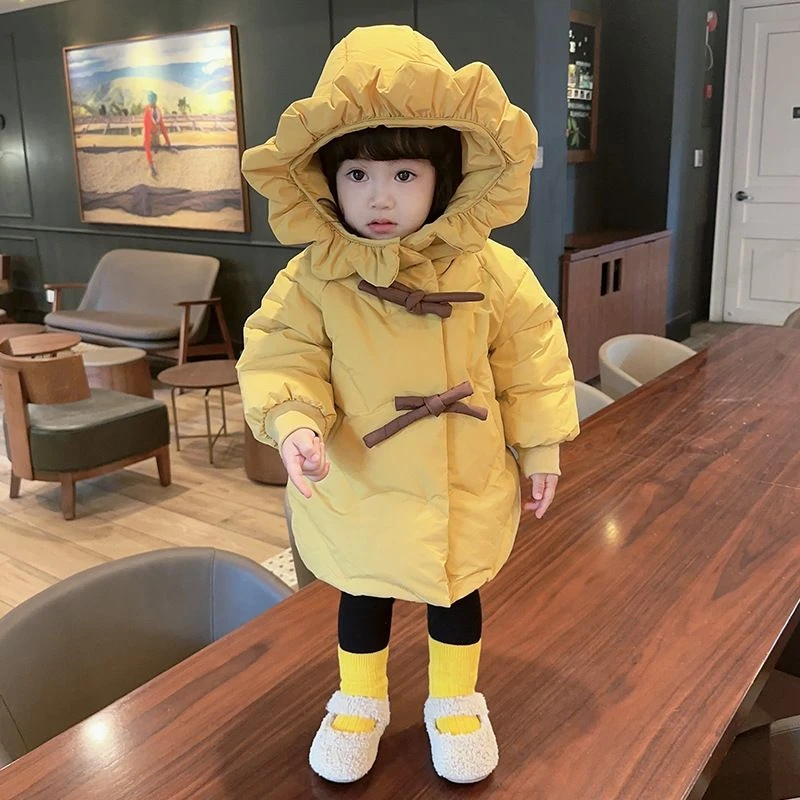 巴拉拉吧女童棉服女孩冬季儿童外套秋冬婴幼儿加厚宝宝冬装2024新