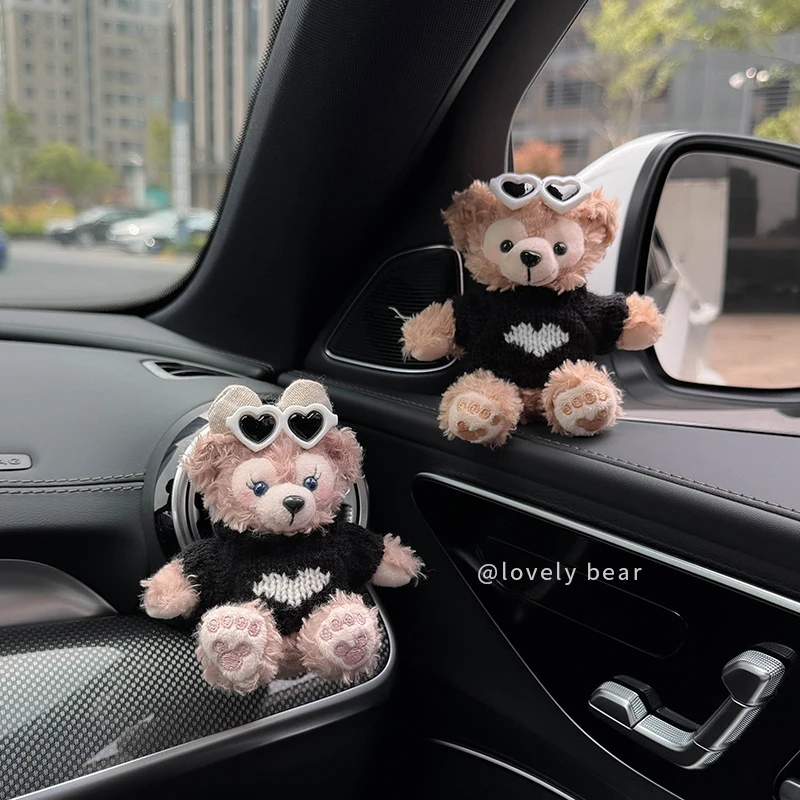 车载香薰汽车空调出风口装饰品2024新款雪莉玫可爱摆件车内香氛女