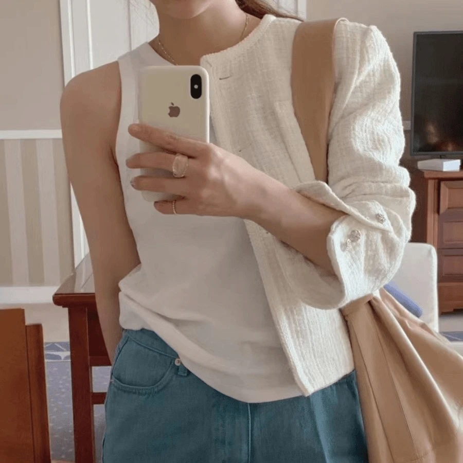 韩国东大门正品代购  mini starmumu背心时尚百搭简约 (no退no换）