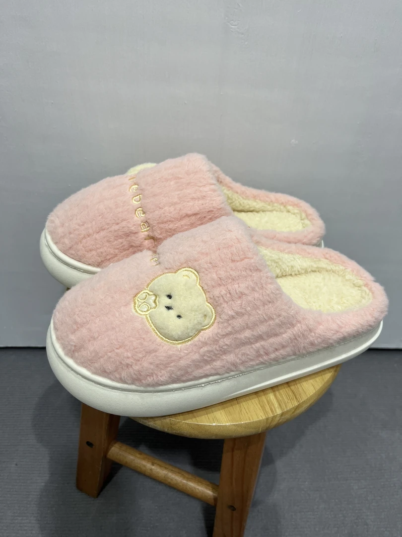 女士棉拖厚底防滑冬季保暖