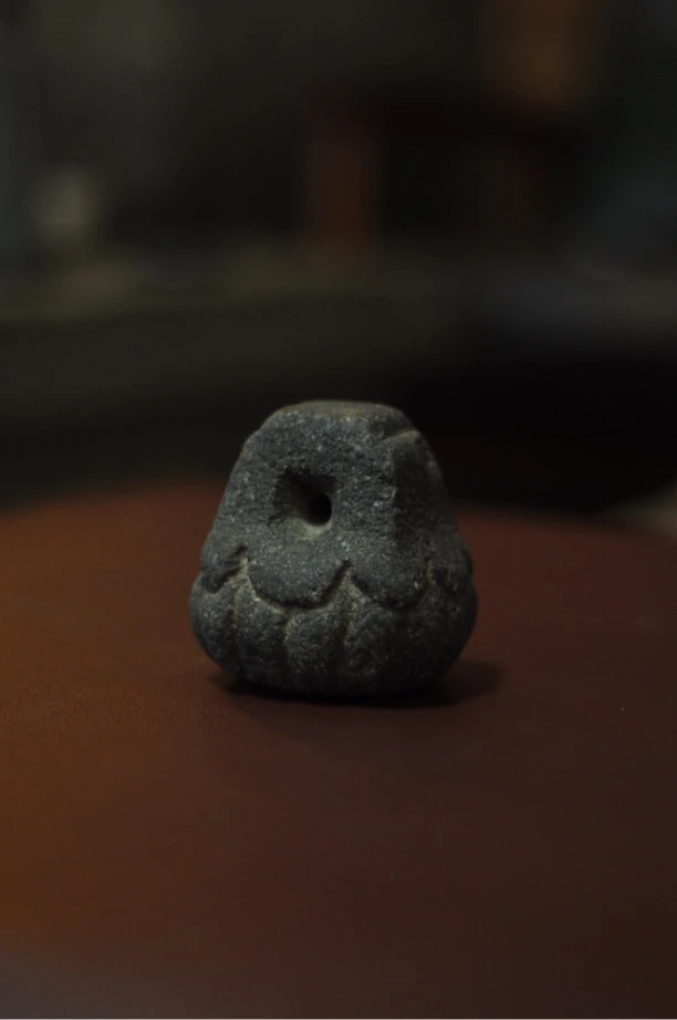 青石 石雕 南瓜形石权 小巧玲珑.掌中宝