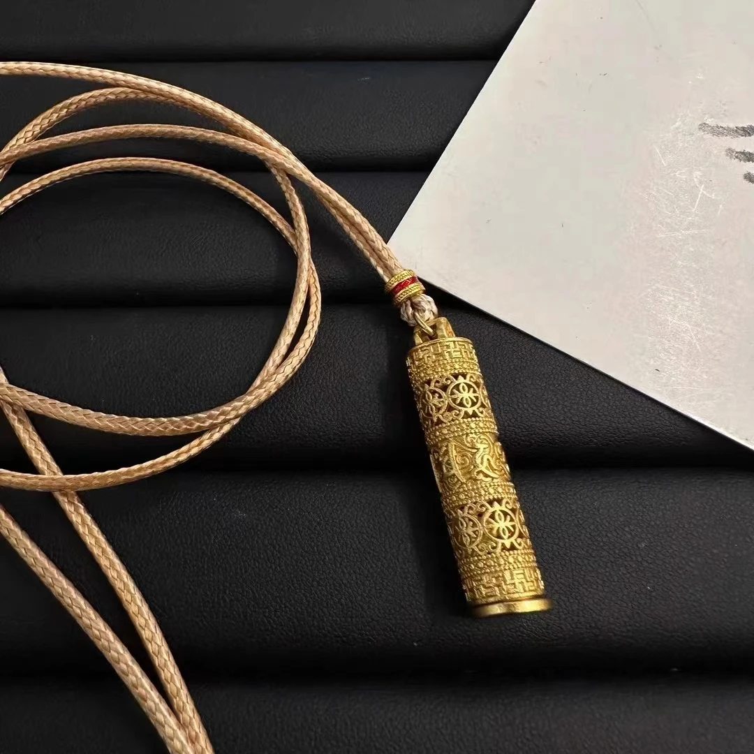 合金吊坠 时尚六字真言本命佛女款男款手工情侣传承挂坠项坠素款i