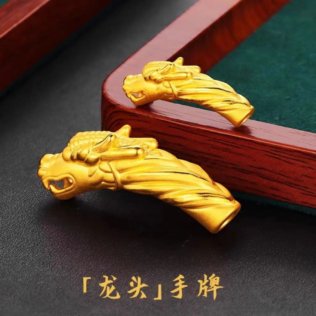 合金手链 时尚神龙抬头手绳精美百搭可调节霸气复古古法情侣手饰1