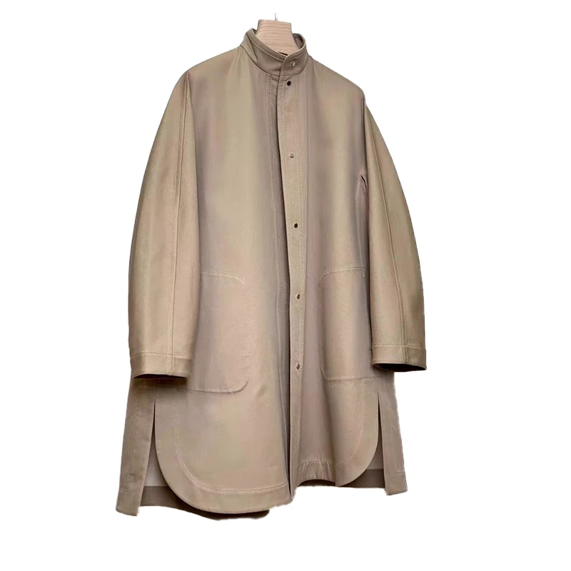 【省心穿搭】炫喜新款冬精纺羊毛加厚绒感雾面廓形立裁外套 C209