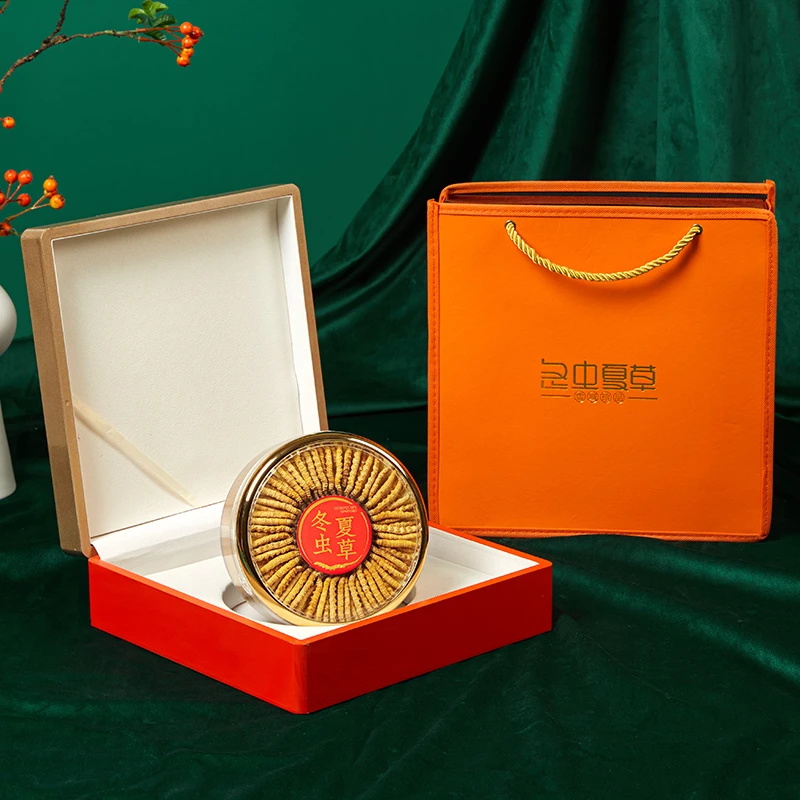 【央吉专属】2根/克100根 2024新一级干冬虫夏草春节送礼甄选礼盒装