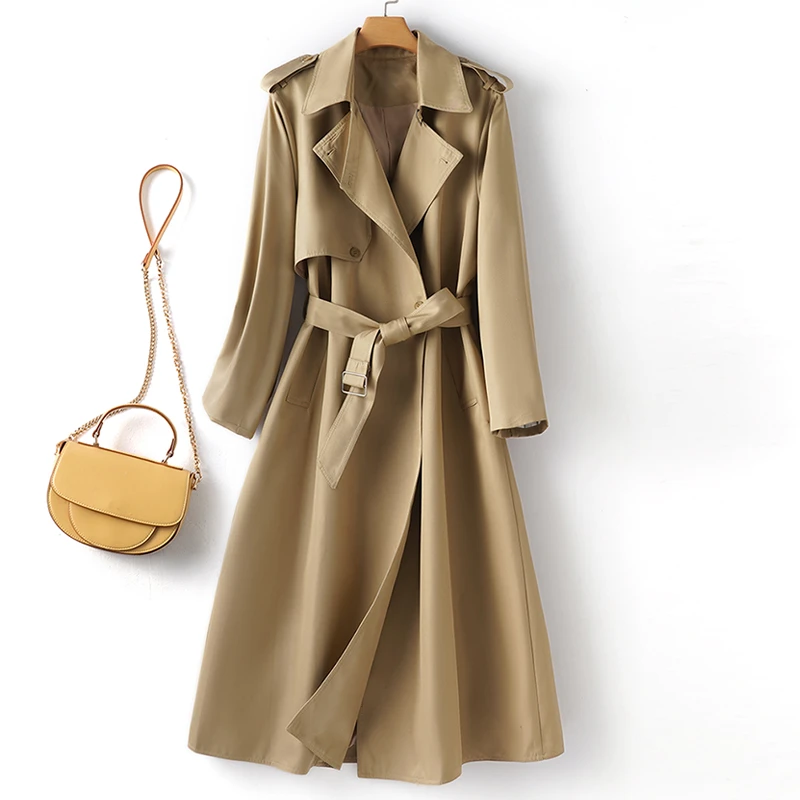 风衣女长款2024年秋季新款高级感气质英伦风宽松显瘦大衣百搭外套