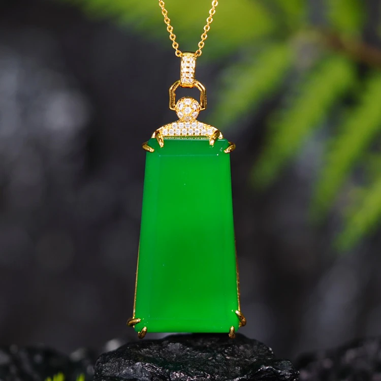 【无事牌WSP04】天然玉石 无事牌 玉髓 玉中精髓 岁岁平安 赠链