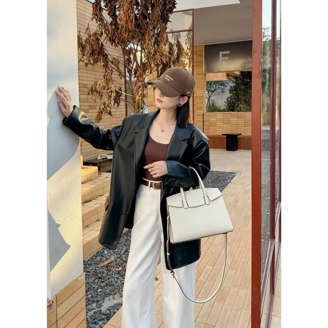 【南沙瑞熙】XKY-3210-白色RAIN.CUN轻奢小众时尚女士包