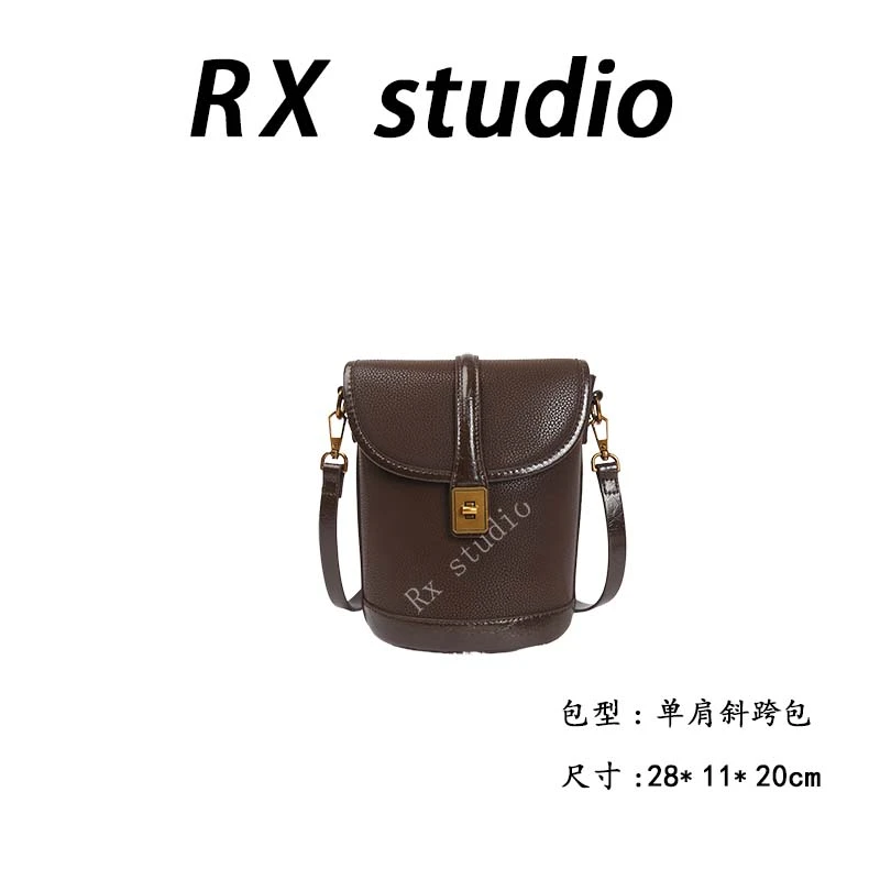 【南沙瑞熙】SKL-5337-咖啡色RAIN.CUN轻奢小众时尚女士包