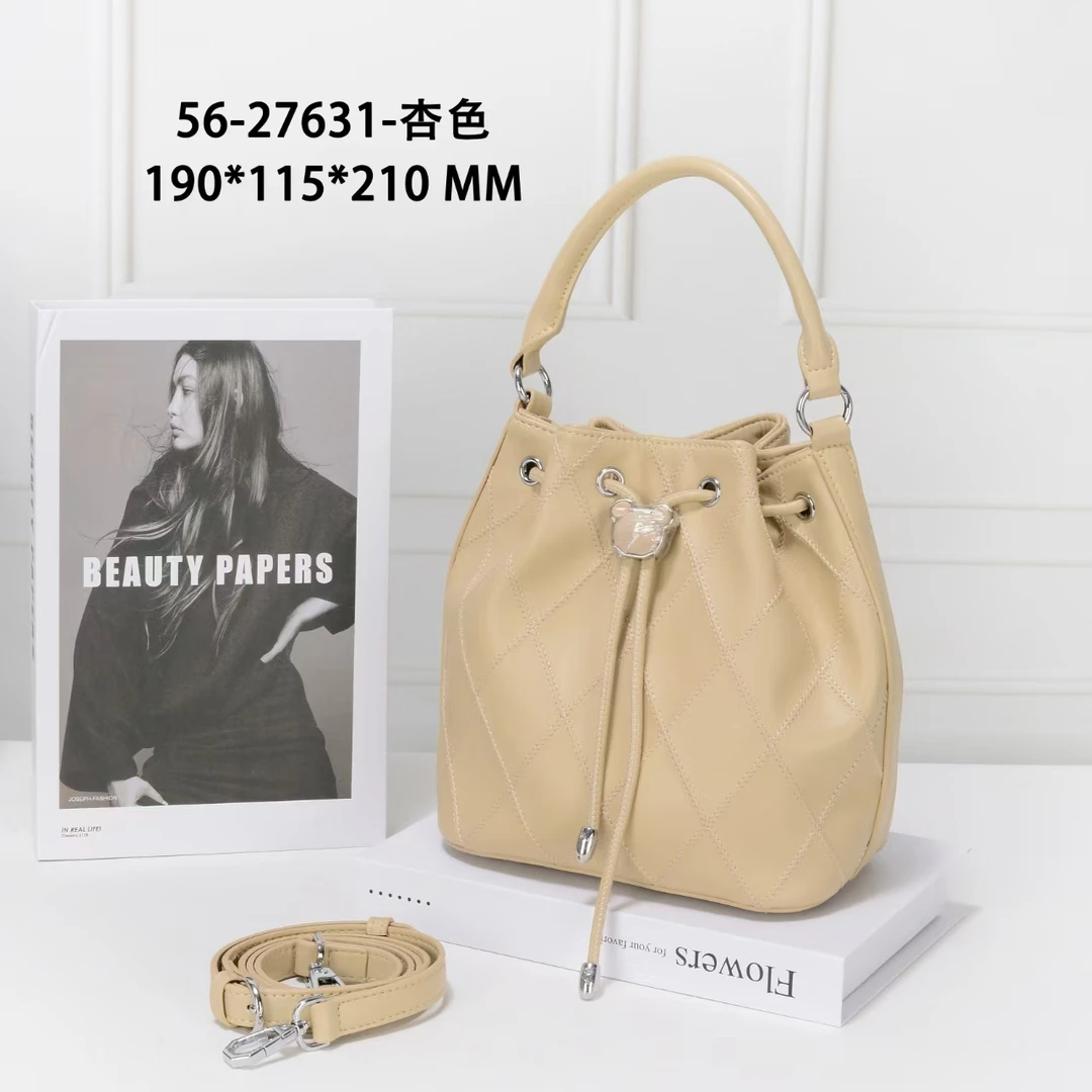 【南沙瑞熙】GQ-27631-杏色RAIN.CUN轻奢小众时尚女士包