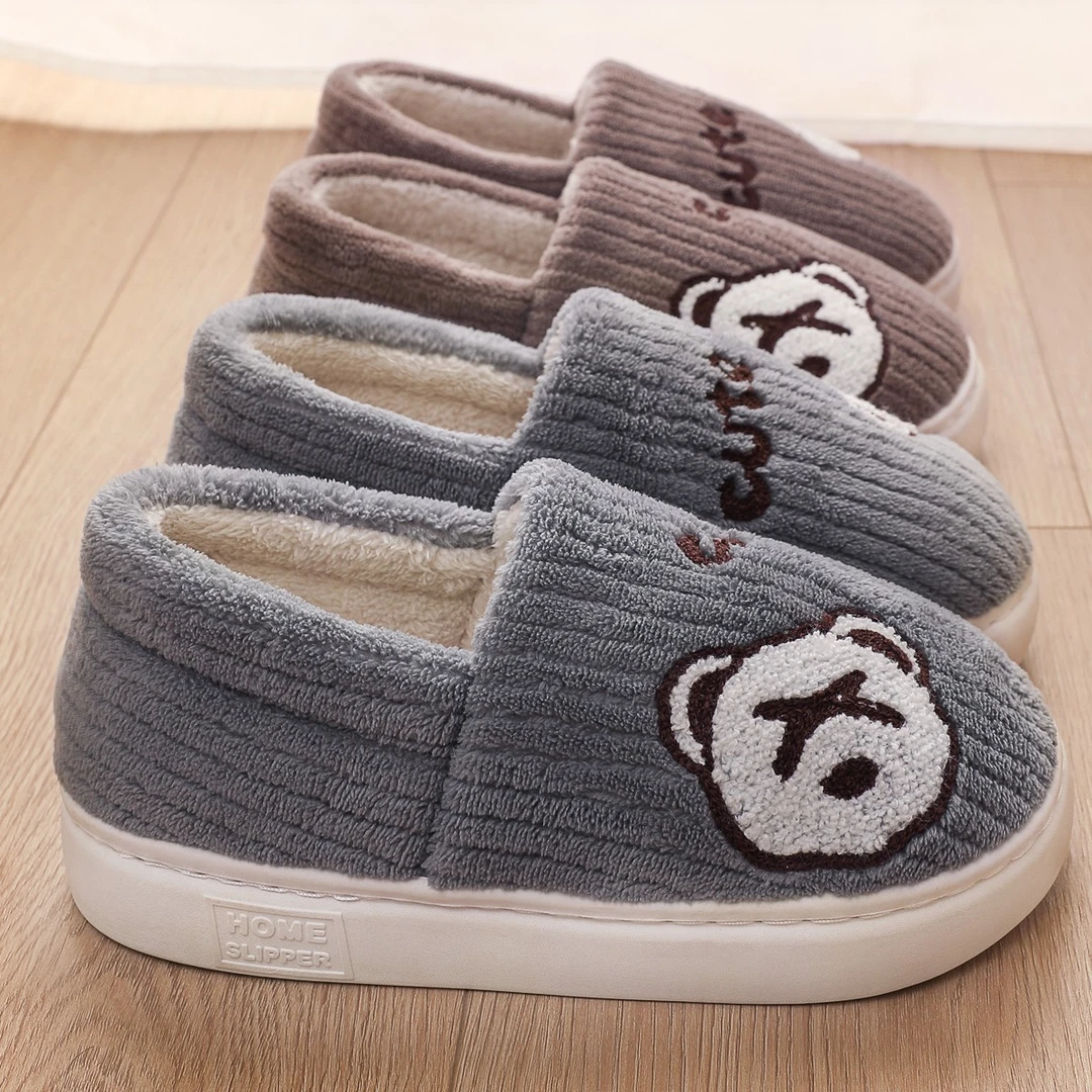 加厚男士棉拖鞋冬季室内家居防滑厚底包跟保暖棉鞋男款冬天外穿