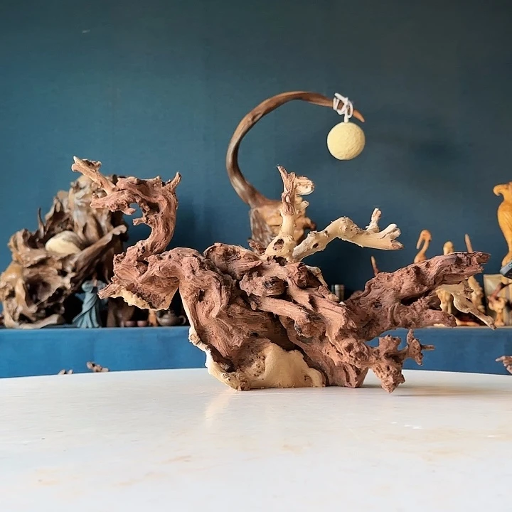 黑果木@****)831金丝红木羊蹄甲半成品