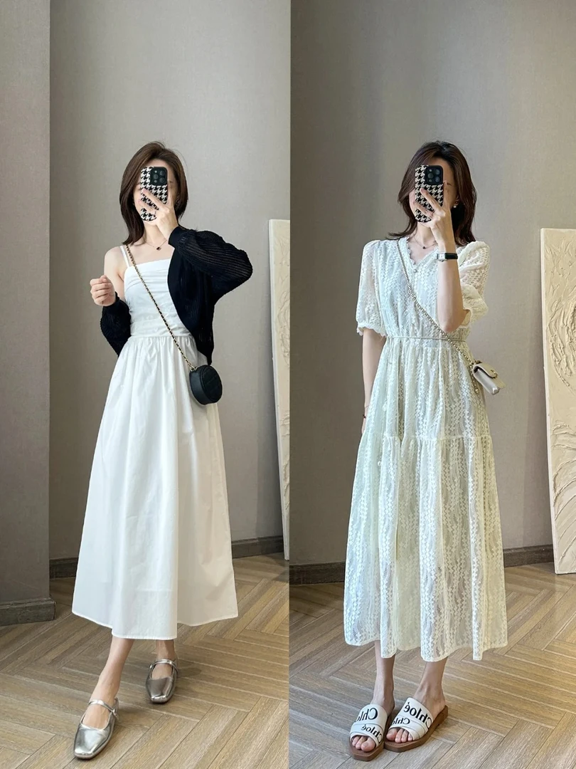 【601-700编码点这里】 夏季高端时尚气质连衣裙