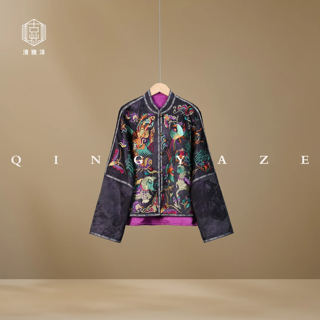 黔·苗绣！重工刺绣人丝提花外套！GZ5120