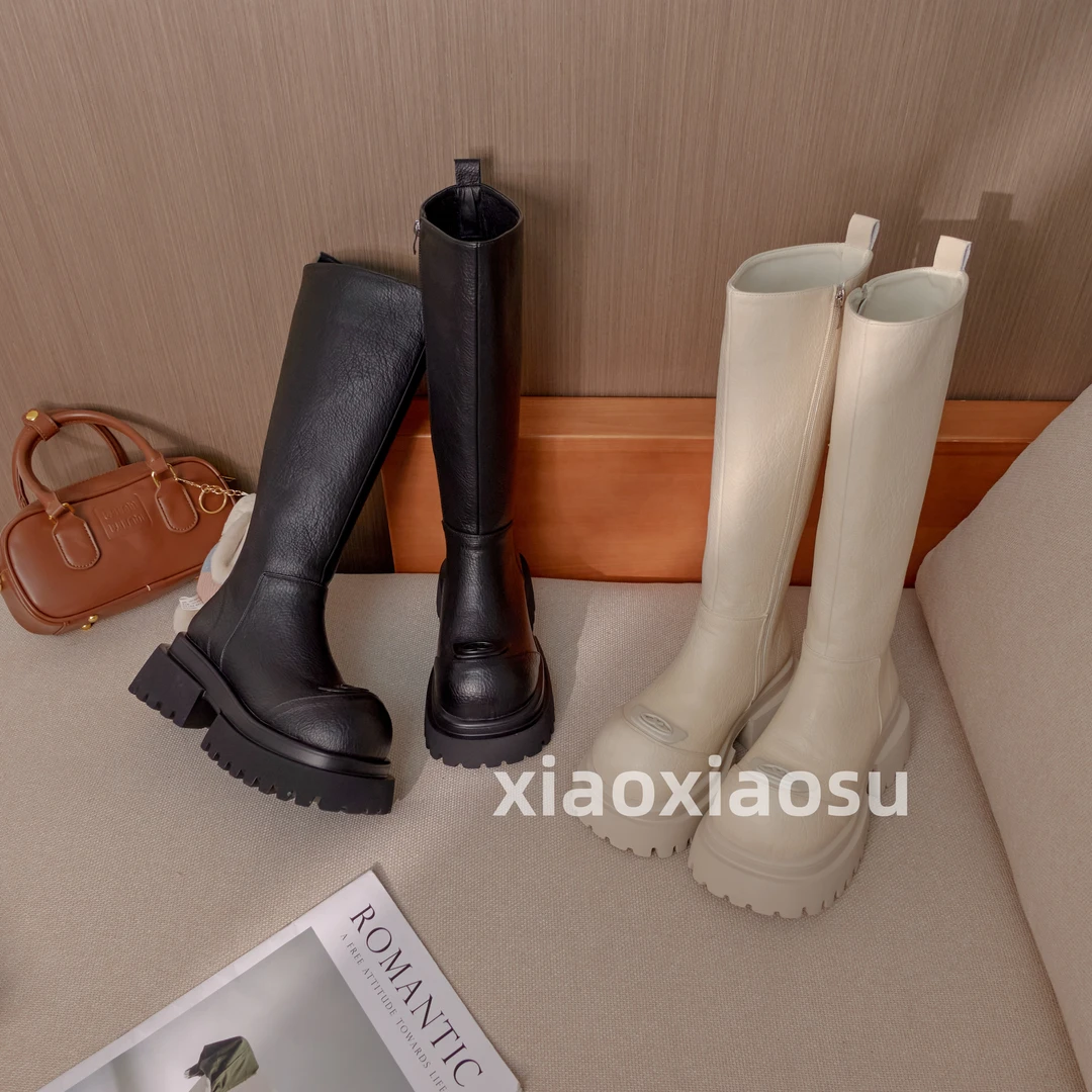 小小苏【锤石】新款时尚百搭长筒靴