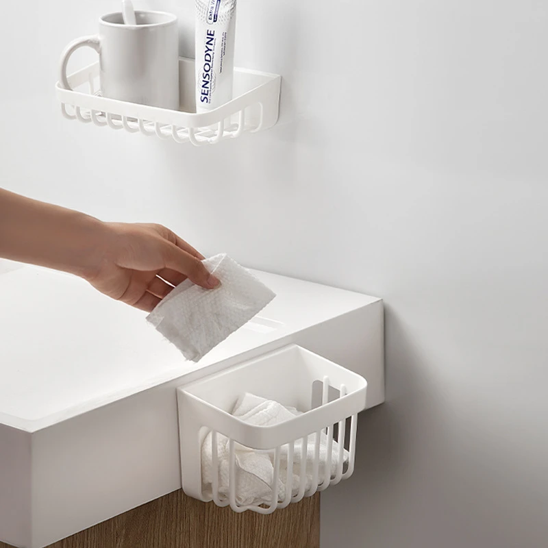 洗脸巾收纳盒废弃用过的回收盒壁挂收纳架洗脸巾壁挂式创意大容量