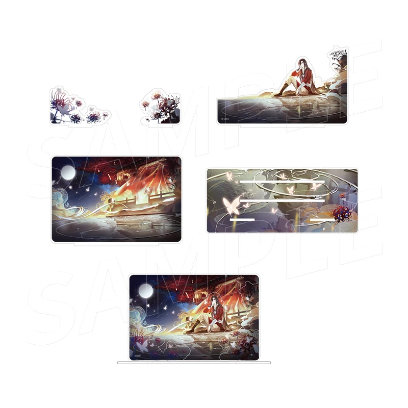 【现货】bilibili《天官赐福》动画 花城 遥夜花涧 生贺亚克力立牌