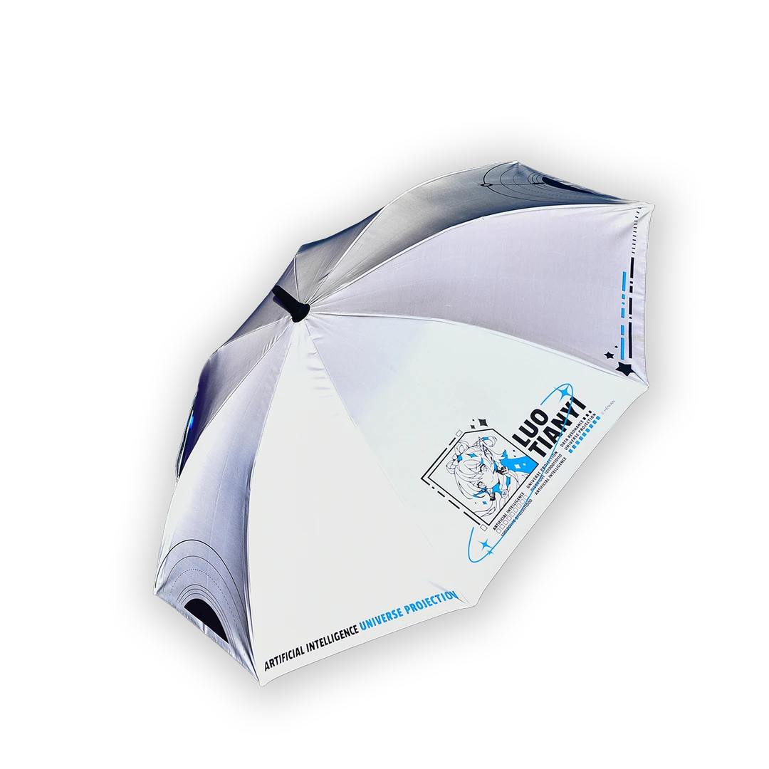 【现货】BEMOE Vsinger洛天依AILUO系列依星闪耀超防护反光长柄雨伞