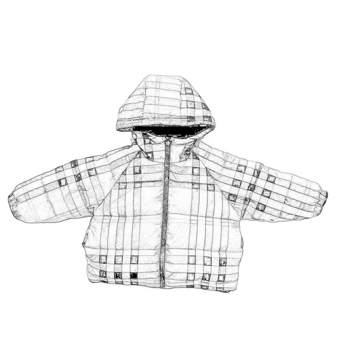 【正伟潮童】88332儿童男童女童秋冬新款夹棉经典款双面穿棉服外套