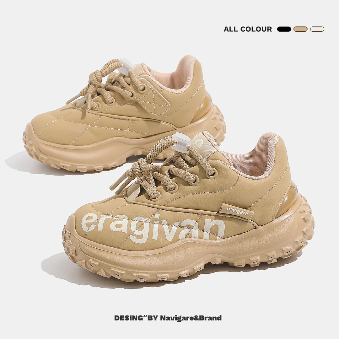 Navigare/纳维凯尔新款户外时尚百搭运动休闲儿童老爹鞋NYS233001