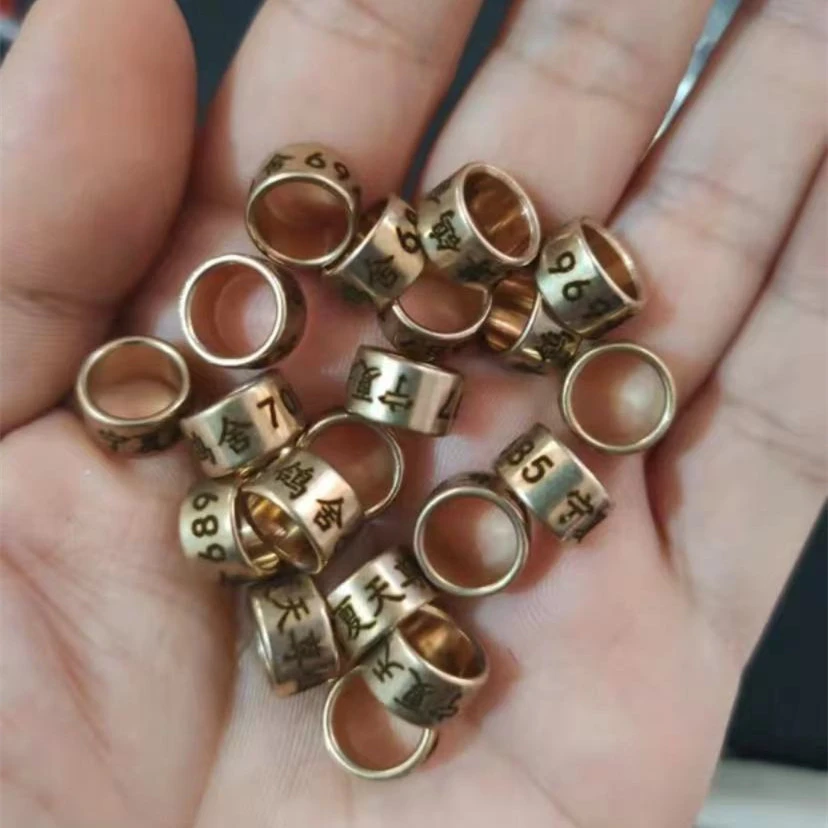 定做鸽子环 铜环 剪不断 刻字私人信息 拍一发十