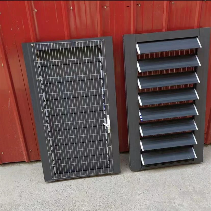 鸽舍手摇式百叶通风窗