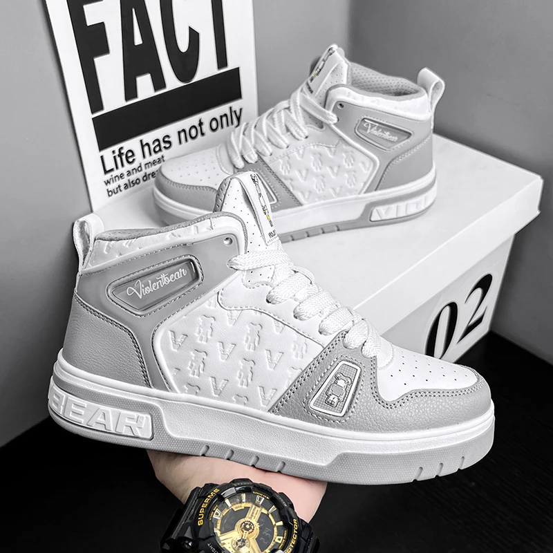 Violentbear/暴力熊男鞋爆款2025秋冬流行款时尚休闲运动板鞋6668