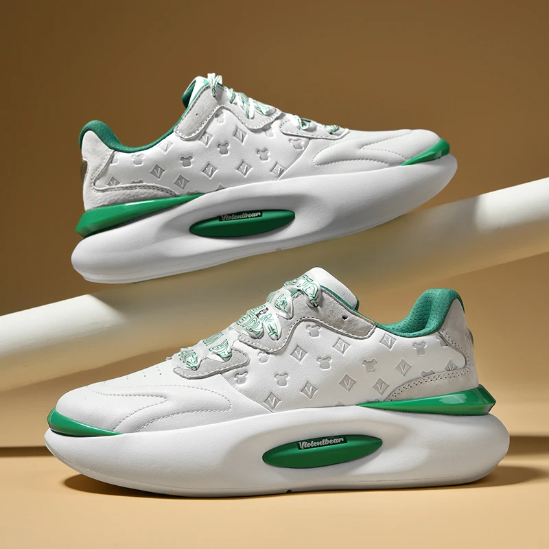 Violentbear/暴力熊轻奢潮流厚底休闲鞋百搭情侣时尚跑步鞋B105