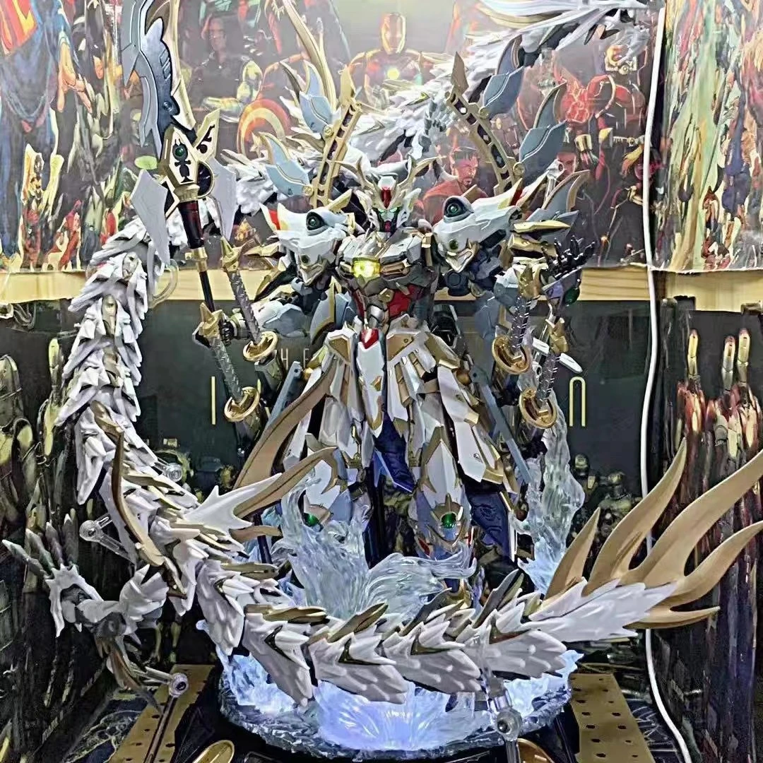 高达HG拼装变形吕布白虎敖丙干将曹仁关羽机甲模型玩具盲盒
