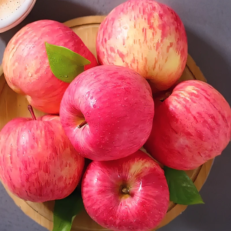 头茬优质品甘肃苹果冰糖心红富士苹果庆阳苹果脆甜多汁顺丰包邮