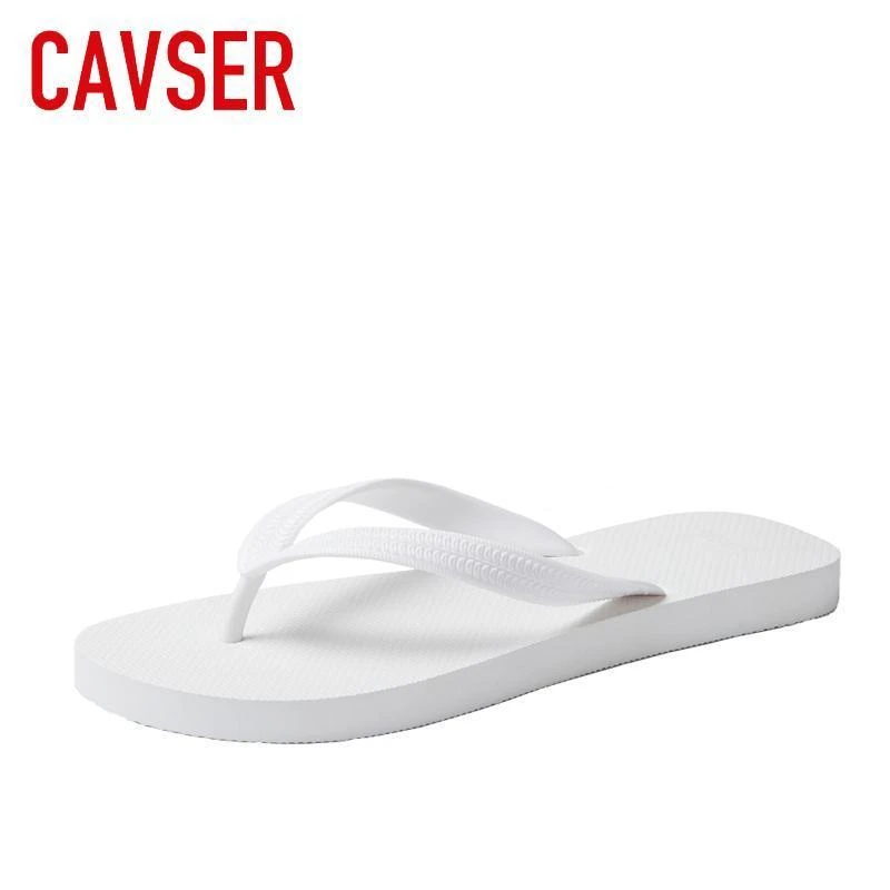CAVSER2024夏季时尚看球简约男士防滑夹脚凉拖人字拖鞋平底沙滩拖