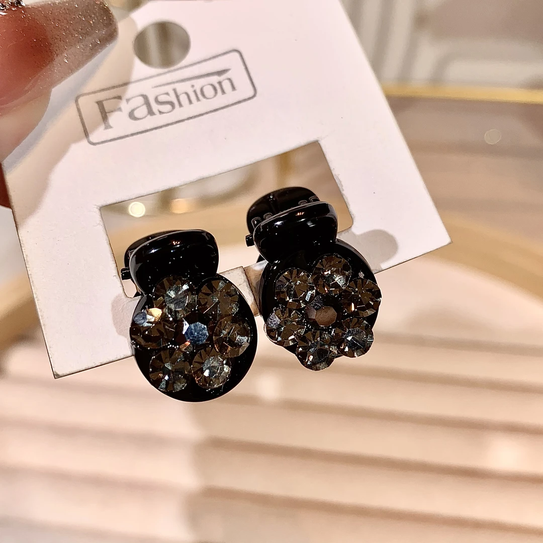 约1.5公分小抓夹 精致镶钻迷你小抓夹女网红百搭刘海碎发夹头饰