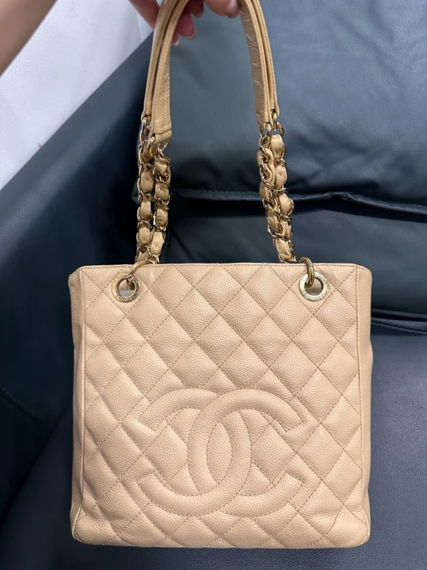 95新 Chanel/香奈儿 肤色腋下包时尚百搭